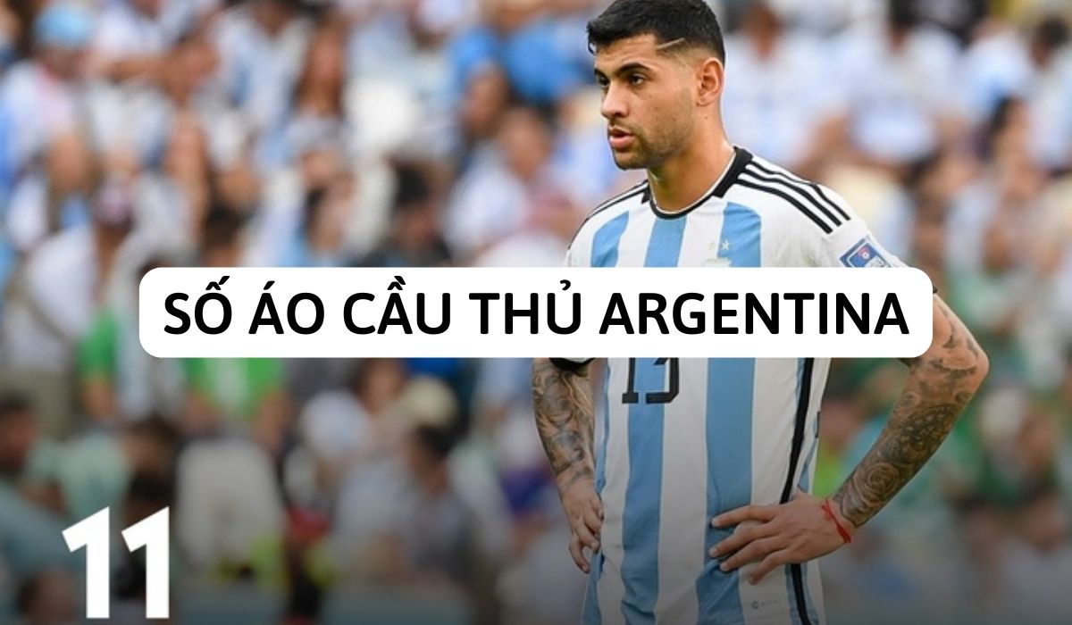 Số áo cầu thủ Argentina nào được xem là huyền thoại?